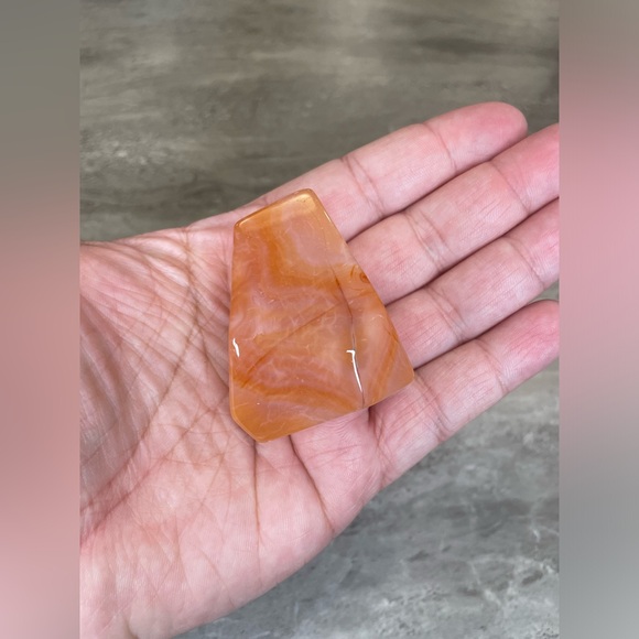 Carnelian Freeform Crystal - Picture 1 of 4